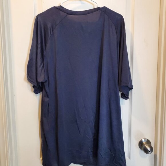 FOUR Men's 3XL Performance V-Neck Tee's - Gray/Black & Green/Black & Navy & Grey - Picture 13 of 13